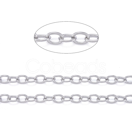 304 Stainless Steel Cable Chains CHS-F011-02A-P-1