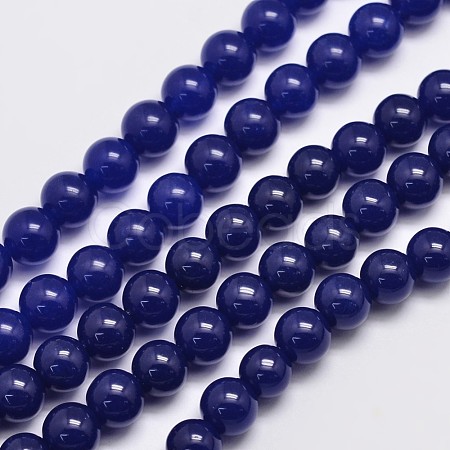 Natural & Dyed Malaysia Jade Bead Strands X-G-A146-8mm-A22-1