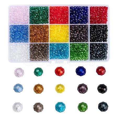 Opaque Solid Color Glass Beads EGLA-X0006-02A-4mm-1