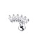 304 Stainless Steel Cubic Zirconia Cartilage Earrings, Stainless Steel Color, Flower, 12x10mm