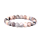 Natural Zebra Jasper Bead Stretch Bracelets, Round, 2 inch~2-3/8 inch(5~6cm), Bead: 5.8~6.8mm