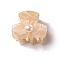 PVC Claw Hair Clips, PeachPuff, 30x25mm