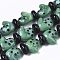 Handmade Lampwork Beads Strands, Christmas Gloves, for Christmas, Green, 19~20x15x9~10mm, Hole: 1.8mm, about 25pcs/Strand, 18.90''(48cm)