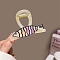 Plastic Claw Hair Clips, Hair Accessories for Women Girls, Colorful, 80mm