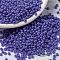 MIYUKI Round Rocailles Beads, Japanese Seed Beads, 8/0, (RR417L) Opaque Periwinkle, 8/0, 3mm, Hole: 1mm, about 19000~20500pcs/pound