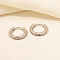 Stylish Stainless Steel Hoop Earrings for Women