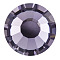 Preciosa&reg Crystal Hotfix Flatback Stones, Czech Crystal, Round(438 11 612 Chaton Rose VIVA 12 &reg), 20030 Smoked Amethyst, SS10(2.7~2.9mm)