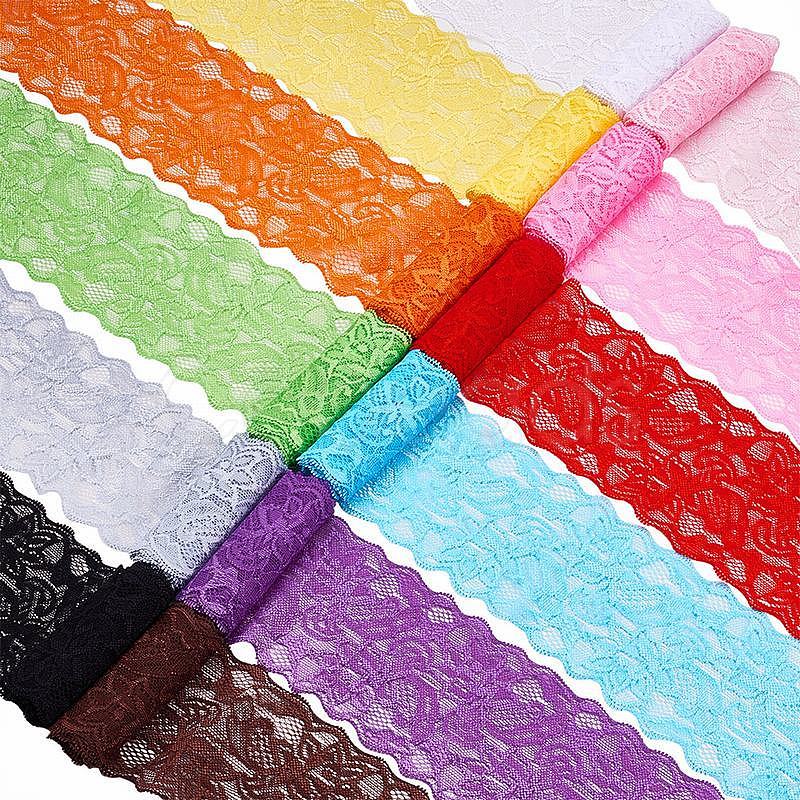 Elastic Lace Trim Cobeads.com