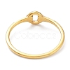 Ion Plating(IP) 304 Stainless Steel Ring Shape Finger Ring with Cubic Zirconia RJEW-K244-10G-3