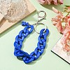 Acrylic Curb Chain Keychain KEYC-JKC00632-03-3