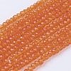 Glass Beads Strands GLAA-G045-B-2