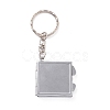 Iron Folding Mirror Keychain DIY-D079-01B-2