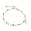 Double Layer Anklets AJEW-AN00309-2