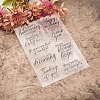 Transparent Clear Silicone Stamp/Seal SCRA-PW0009-14-3