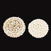 Handmade Reed Cane/Rattan Woven Beads WOVE-T005-13B-2