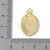 Brass Micro Pave Cubic Zirconia Pendants KK-E110-09G-3