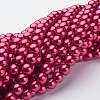 Glass Pearl Beads Strands HY-10D-B37-3
