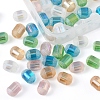 50Pcs 5 Colors Transparent Electroplate Glass Beads Strands EGLA-YW0001-36-4