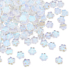 HOBBIESAY 150Pcs Transparent Glass Beads GGLA-HY0001-06-1