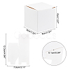 Foldable Creative Kraft Paper Box CON-WH0062-04B-2