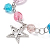 Alloy Star Charms Braclets BJEW-JB10230-3