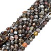 Natural Botswana Agate Beads Strands G-E576-13-1