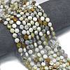 Natural White African Opal Beads Strands G-K389-B23-01-3