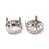 Non-Tarnish Stainless Steel Rhinestone Claw Settings STAS-L229-04A-2