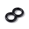 Spray Painted Alloy Spring Gate Rings FIND-C024-01A-3