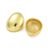 Rack Plating Oval Brass Stud Earrings EJEW-C116-03G-2