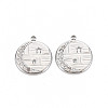 304 Stainless Steel Pendants STAS-N097-202P-1