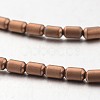 Electroplate Non-magnetic Synthetic Hematite Bead Strands G-F300-39-F08-1