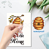 16 Sheets 8 Styles Waterproof PVC Wall Stickers DIY-WH0345-013-3