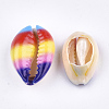 Printed Cowrie Shell Beads SSHEL-T007-14C-2