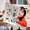 Plastic Reusable Drawing Painting Stencils Templates DIY-WH0202-357-5
