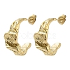 Ion Plating(IP) 304 Stainless Steel Stud Earrings EJEW-P258-47G-1