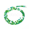 Glass Beads Strands GLAA-F106-B-09-2