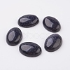 Synthetic Blue Goldstone Flat Back Cabochons G-G741-18x25mm-09-1