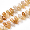 Natural Topaz Jade Beads Strands G-S357-C02-12A-1