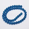 Natural & Dyed Malaysia Jade Bead Strands G-A146-8mm-A23-2