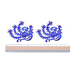 Chinese Style Alloy Enamel Chandelier Components Links X-ENAM-E329-05A-S-6