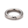 304 Stainless Steel Spring Gate Rings STAS-M296-01P-A-2