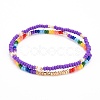 Glass Seed Beads Stretch Bracelets BJEW-JB06294-2