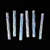 Transparent Glass Bugle Beads SEED-T005-15-A02-2