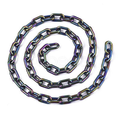 Acrylic Opaque Cable Chains PACR-N009-002-1