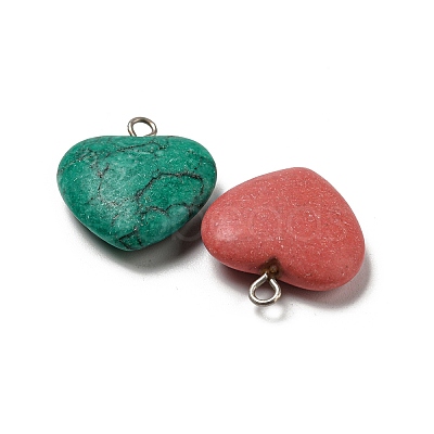 Synthetic Turquoise Pendants G-G075-02-1