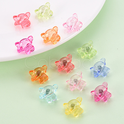 Transparent Acrylic Beads TACR-S154-48B-1