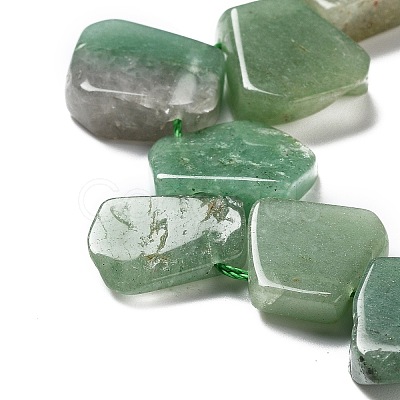 Natural Green Aventurine Beads Strands G-P528-K05-01-1