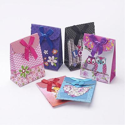 Small Paper Gift Shopping Bags X-CARB-G001-M-1