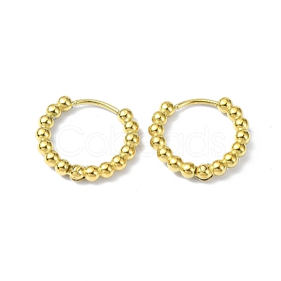 Ion Plating(IP) Real 18K Gold Plated 316 Stainless Steel Hoop Earrings EJEW-L267-005G-06-1